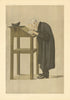 VANITY FAIR SPY CARTOON William Archibald Spooner MA. Oxford. Spoonerisms 1898