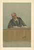 VANITY FAIR SPY CARTOON Alfred Chichele Plowden 'Marylebone'. Police. Law 1901