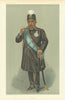 VANITY FAIR SPY CARTOON Mozaffar ad-Din Shah Qajar, 5th Shah of 'Persia' 1903