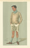 VANITY FAIR SPY CARTOON Capt Wilfrid Hubert Chapman 'CUBC' Cambridge Rowing 1903