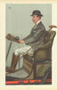 VANITY FAIR SPY CARTOON Earl of Shrewsbury & Talbot 'Cabs'. Automobiles 1903