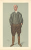 VANITY FAIR SPY CARTOON Charles Day Rose 'Newmarket' Suffolk 1904 old print