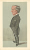 VANITY FAIR SPY CARTOON Herbert Henry Asquith 'Brains'. Prime Minister 1904