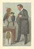VANITY FAIR SPY CARTOON Edwin Ray Lankester 'His religion is the worship…' 1905