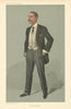 VANITY FAIR SPY CARTOON Major William Evans-Gordon 'The Alien Immigrant' 1905