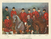 VANITY FAIR SPY CARTOON FOLIO A Fox Hunting Constellation. Group of Hunters 1905