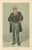 VANITY FAIR SPY CARTOON Silas Hocking. Cornish novelist. Her Benny. Clergy 1906