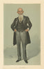 VANITY FAIR SPY CARTOON Silas Hocking. Cornish novelist. Her Benny. Clergy 1906