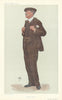 VANITY FAIR SPY CARTOON 8th Earl of Aylesford 'Charlie Aylesford' Kent. Ao 1907