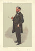 VANITY FAIR SPY CARTOON Samuel Fay 'Great Central' 1907 old antique print