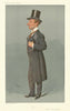 VANITY FAIR SPY CARTOON Sir Samuel Thomas Evans 'Sam'. Wales 1908 old print