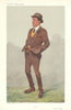 VANITY FAIR SPY CARTOON G.P. (George Patrick) Huntley 'GP' Irish Actor 1908