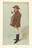 VANITY FAIR SPY CARTOON Alfred Hales 'Peace & War' Australian novelist 1908