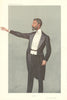 VANITY FAIR SPY CARTOON Alfred Deakin, second Prime Minister of 'Australia' 1908
