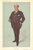 VANITY FAIR SPY CARTOON Clifton Robinson 'Electric Traction' Tramways 1909