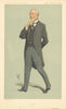 VANITY FAIR SPY CARTOON Frank Ree 'L & NW' Trains. By WH 1912 old print