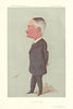 VANITY FAIR SPY CARTOON Arnold H. Savage Landor 'The Cutter of Continents' 1913