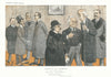 VANITY FAIR SPY CARTOON FOLIO Collapse of the Conference 'Born June 17…' 1913