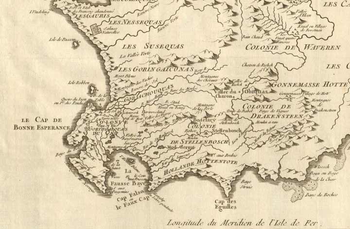 Maps by Jacques-Nicolas Bellin