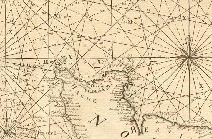 British Isles sea charts by Greenville Collins