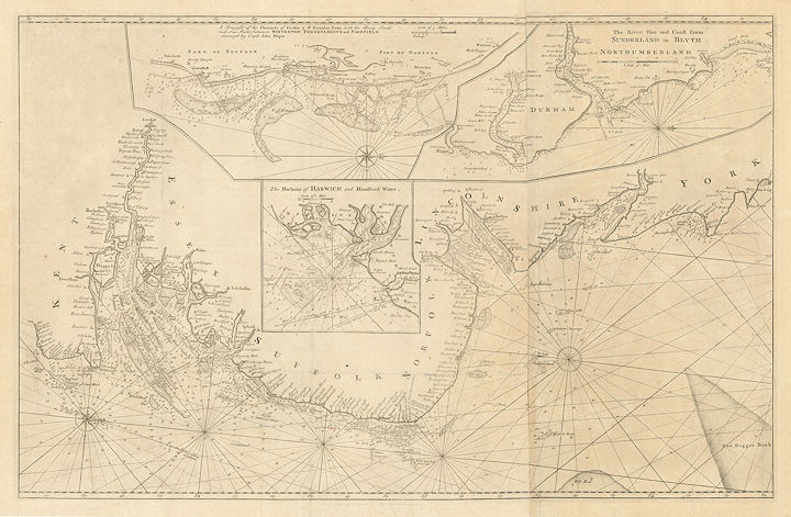 Mount & Page Atlantic Europe sea charts (1758)