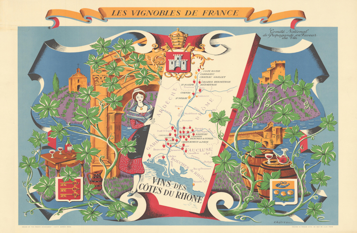 Rémy Hétreau French wine maps